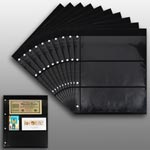 Prophila_Collection_20_Einsteckseiten_3zeilig,_auf_10_doppelseitigen,_schwarzen_Einsteckblttern