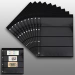Prophila_Collection_20_Einsteckseiten_4zeilig,_auf_10_doppelseitigen,_schwarzen_Einsteckblättern