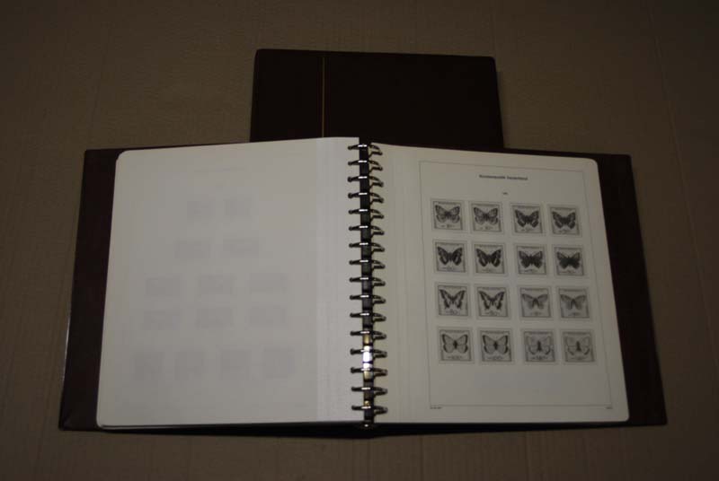 KA-BE ohnefalz BI-Collect Vordruckalbum fr postfrisch und gestempelt BRD 1985-1997 (stark gebraucht)