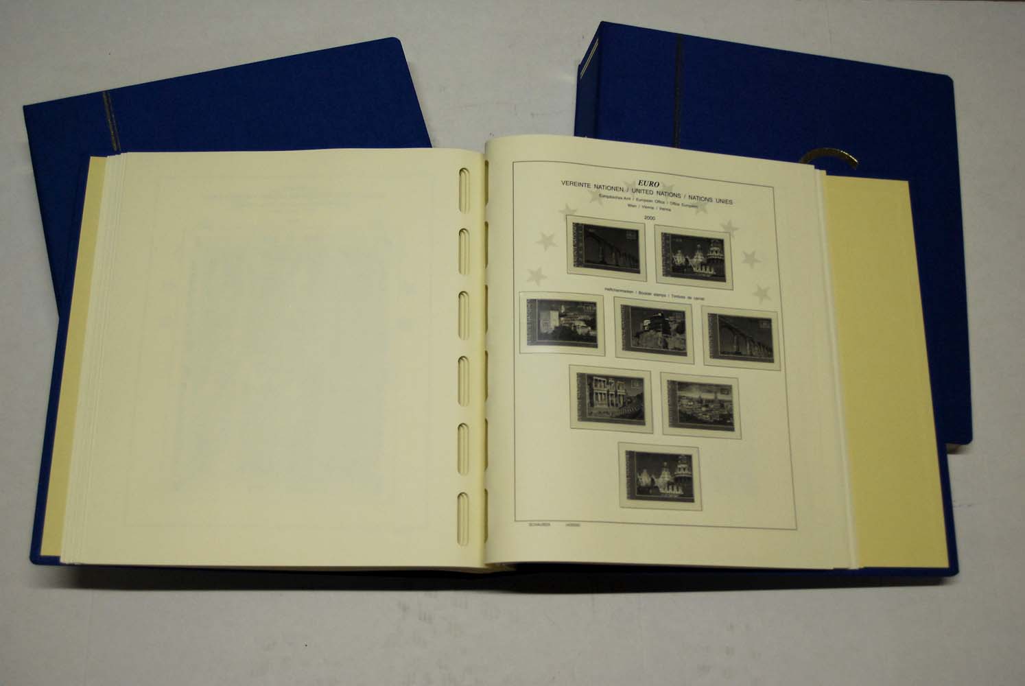 Schaubek Vordruckalbum Europa-Doppelnominale 1999-2001