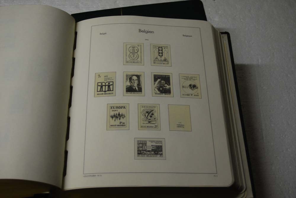 Leuchtturm SF Vordruckalbum falzlos Belgien 1964-2009 stark gebraucht(NP 810,-