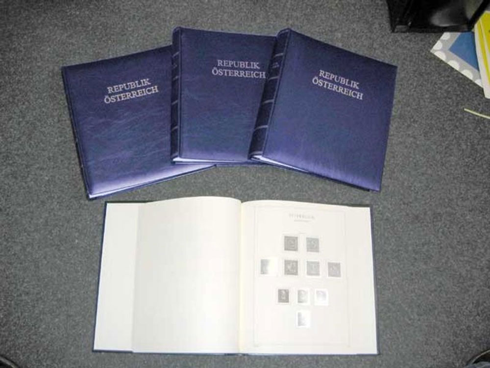 Collecta sterreich-Vordruckalben 1945-2003 komplett