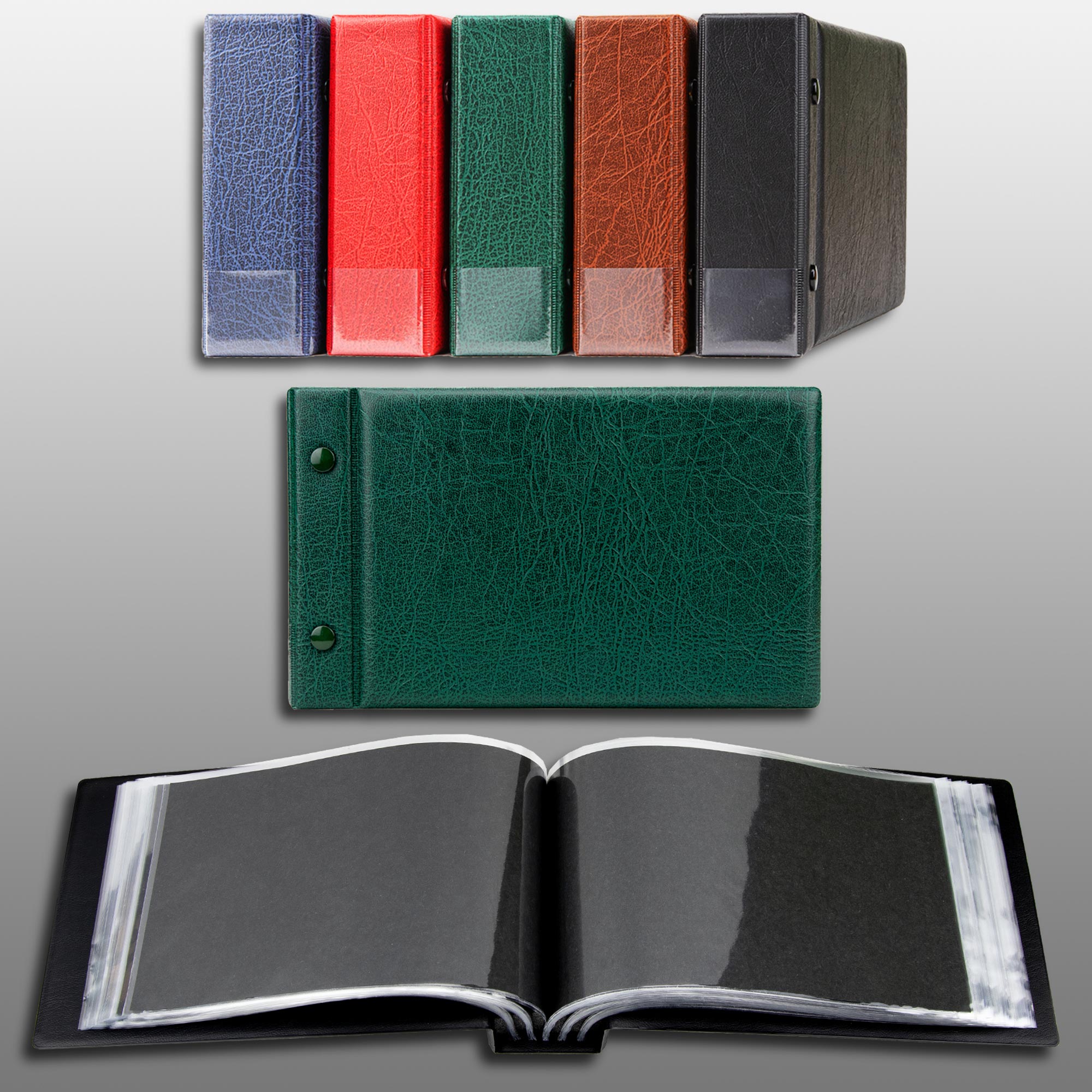 Prophila Collection kleines Postkarten- und Briefe-Album grn