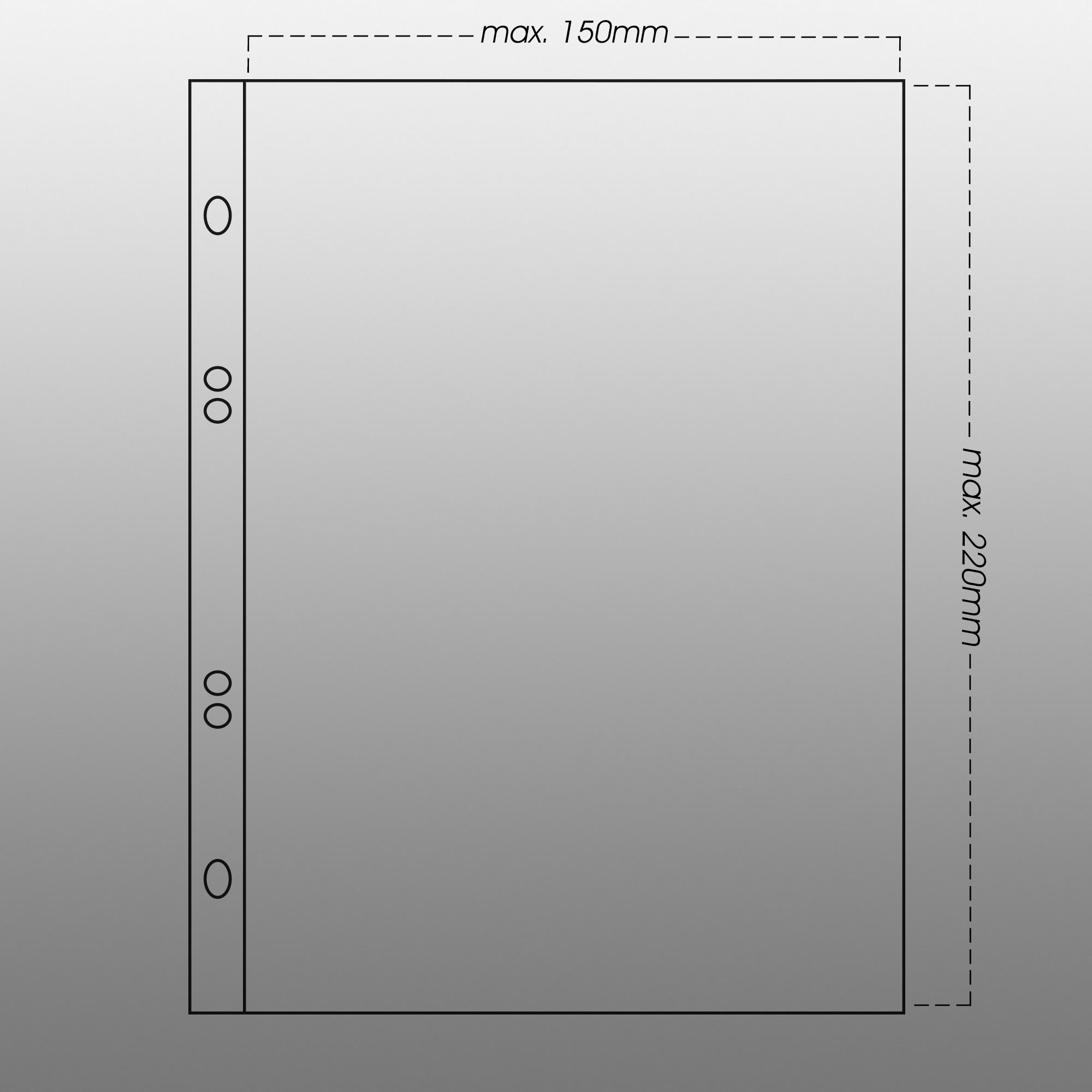 Prophila Collection 100 kleine Ersttagsblatt-Hllen (ETB)