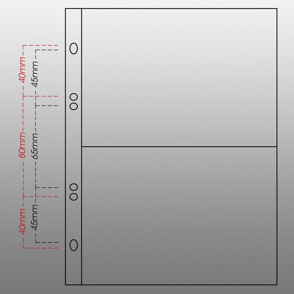 Prophila Collection 10 kleine Geldschein-Hllen fr je 2 Banknoten