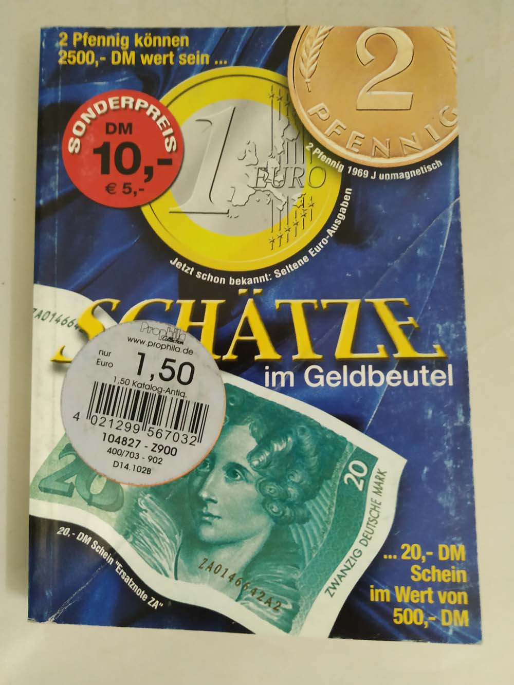 Schantl DM-Schtze im Geldbeutel 2.Auflage (2001, gut erhalten)