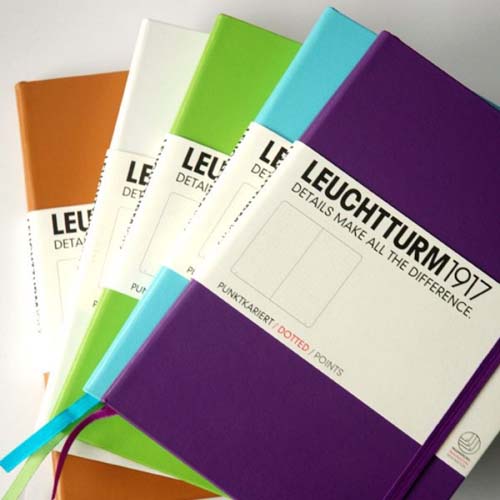 Leuchtturm1917 Notizbuch Pocket (A6), SC, 121 Seiten, blanko, schwarz (305477