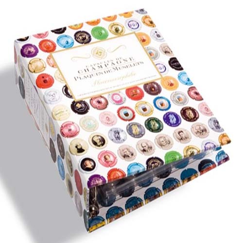 Champagner-Album GRANDE, mit 5 schwarzen Hllen fr 210 Champagner Deckel