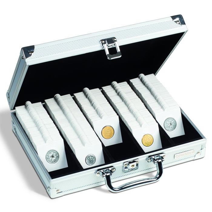 Koffer fr 650 Mnzrhmchen, 5-reihig