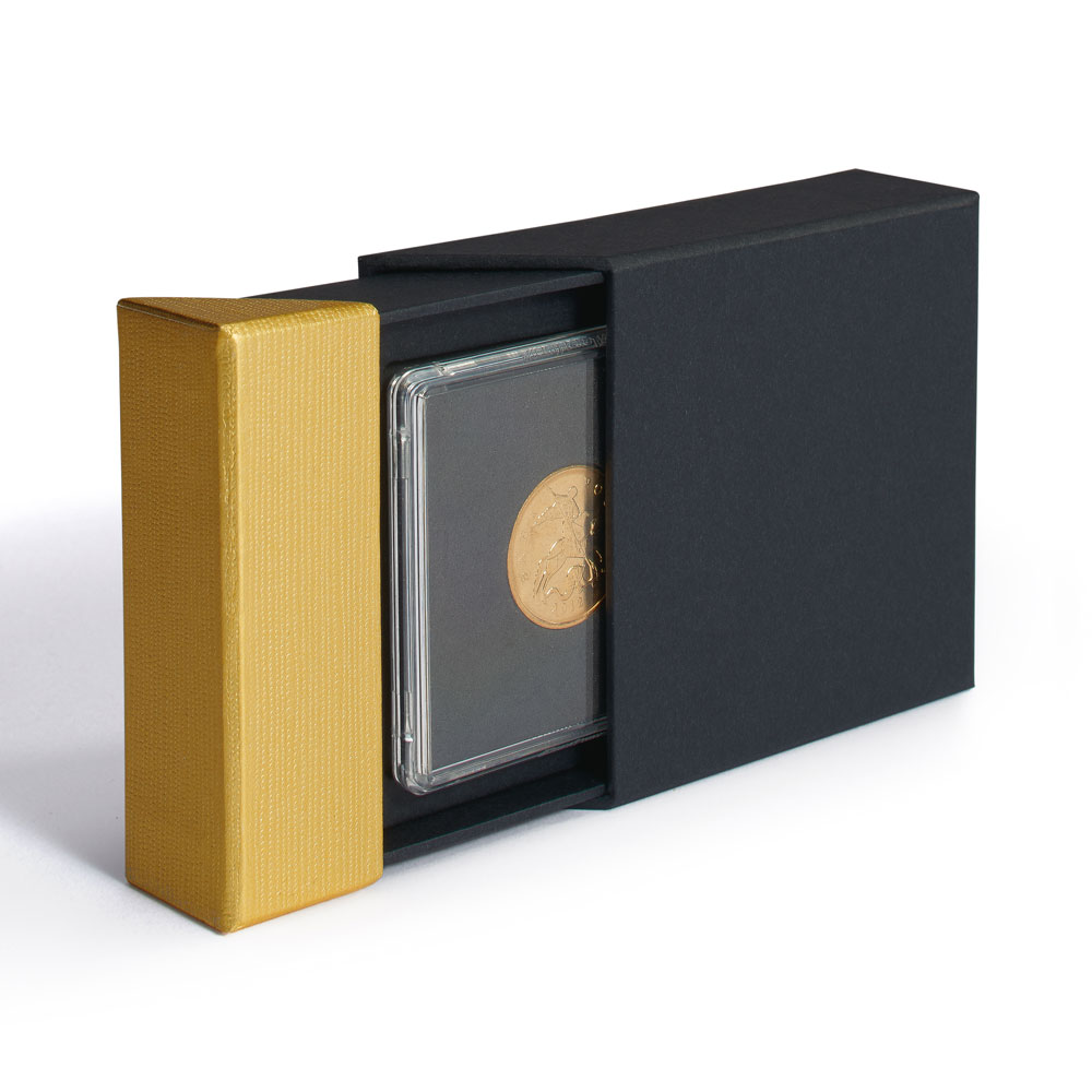 Pisa Mnzetui fr einen Goldbarren im Blisterformat, schwarz