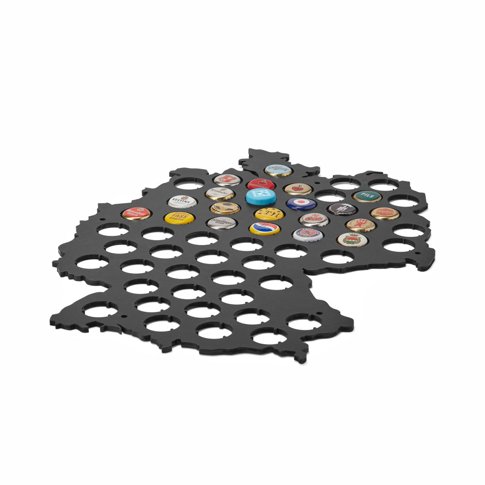 Prost Kronkorken Karte Deutschland, Wandaufhngung fr 54 Kronkorken