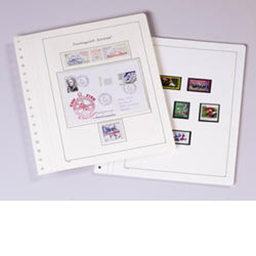 KABE Blankobltter Albumpapier mit schwarzer traditionellerRandlinie, 10er Pack