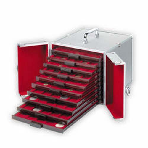 Mnzkoffer aus Aluminium CARGO MB 10, fr 10 Mnzboxen