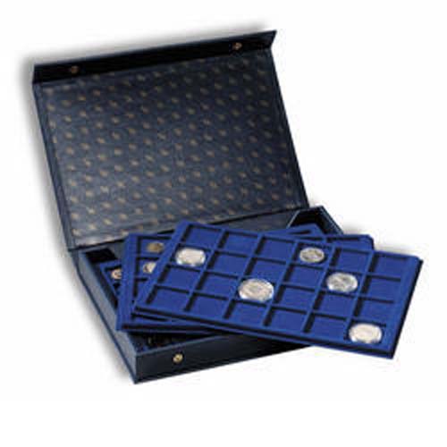 Mnzkassette L inkl. 4 Mnztableaus, blau