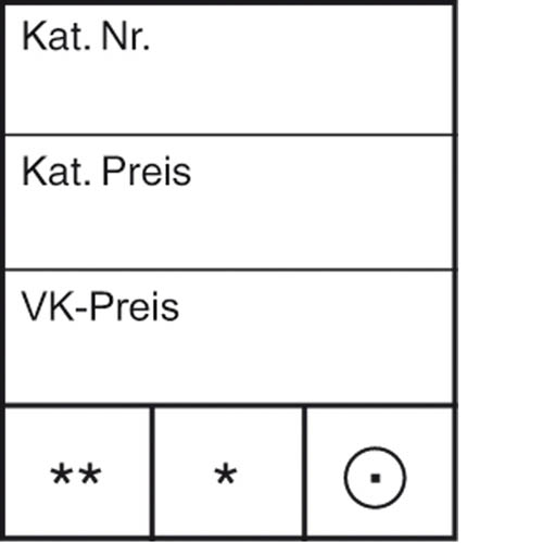 Lindner 802022 Preis-Etiketten (per 1000 Stck)