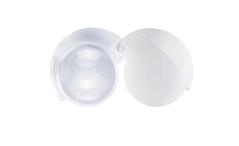 ESCHENBACH Einschlaglupe mobilent LED, 10fache Vergrerung