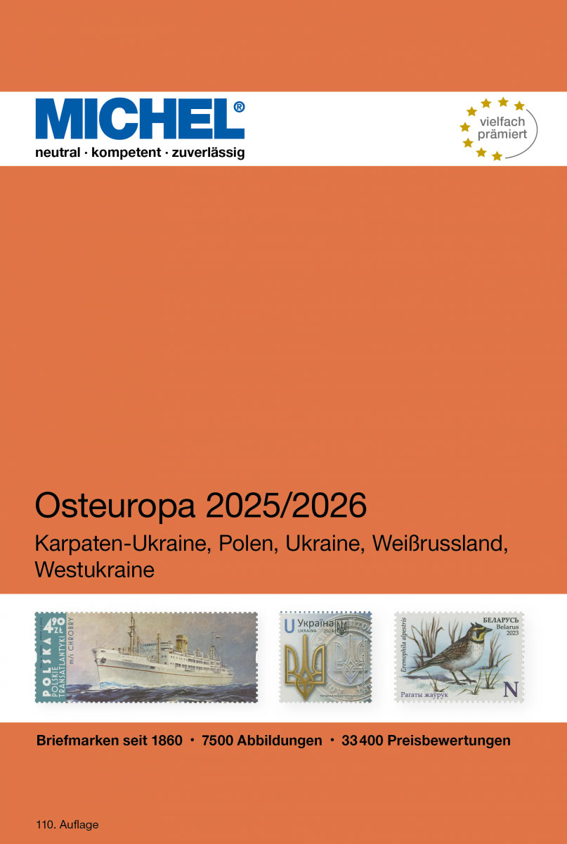 Michel Europa Katalog Band E15 Osteuropa 2025/2026