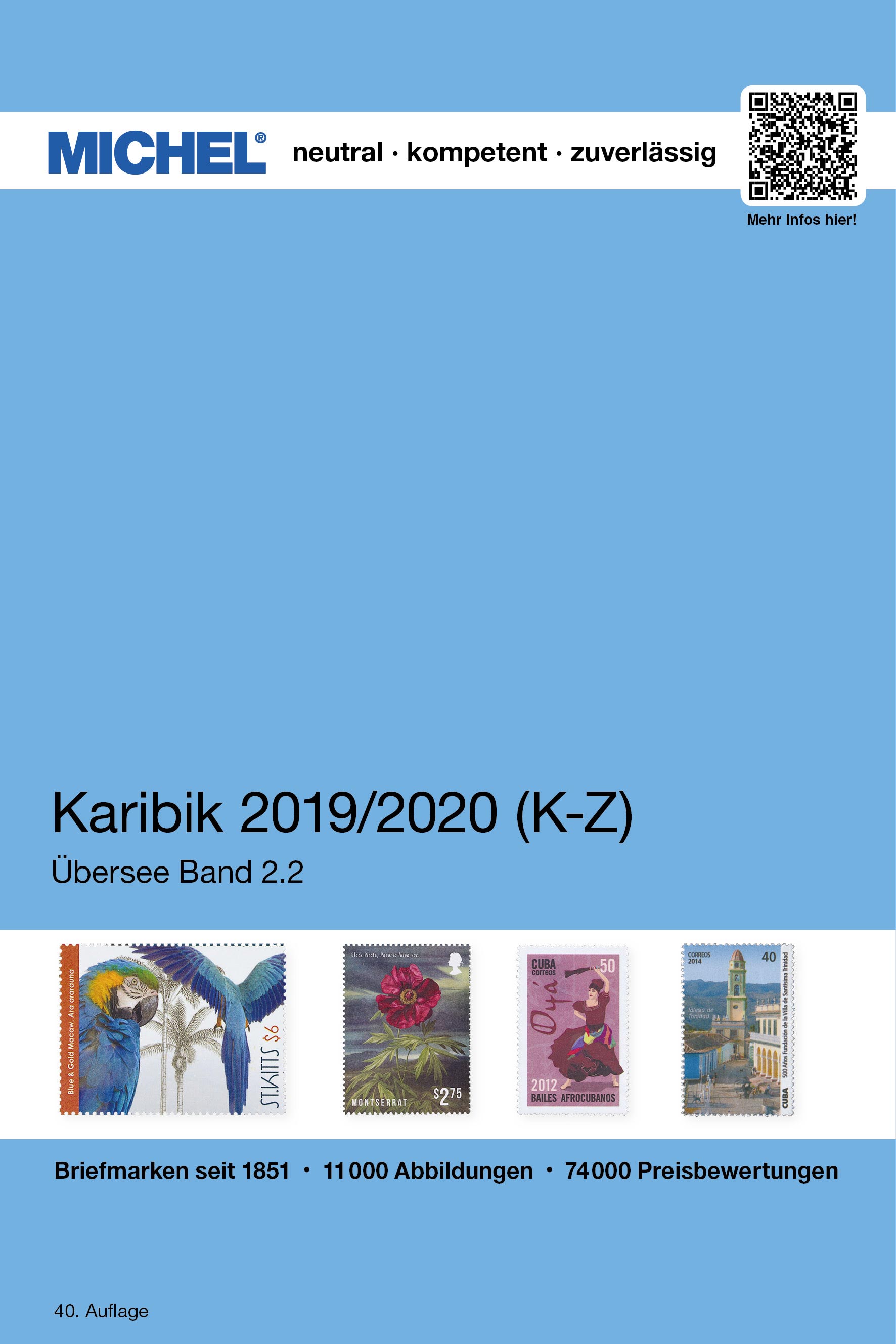 Michel bersee Karibische-Inseln-Katalog 2019/2020 (K 2.2) - Band 2 (K-Z)