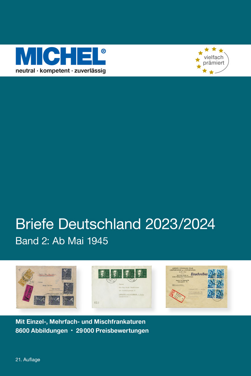 MICHEL Briefe-Katalog Deutschland 2023/2024 Band 2 (Ab 1945)