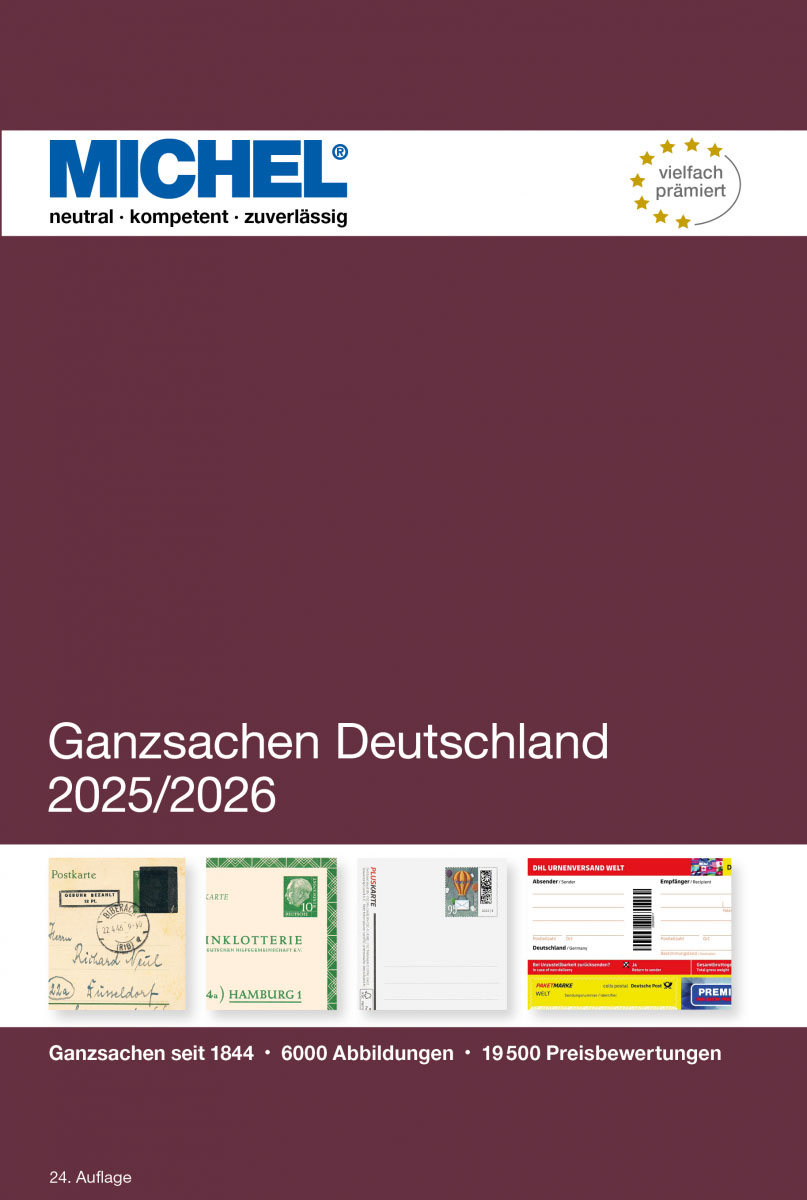 MICHEL Ganzsachen Katalog Deutschland 2025/2026