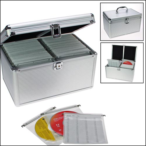 SAFE CD-Koffer 215 fr 200 CDs/DVDs/Blu-Rays