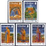 Gibraltar 847-851 postfrisch 1998 Weihnachten