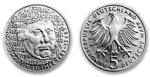 FRG (Federal Republic of Germany) Jgernr: 434 1983 G Stgl./unzirkuliert Copper-Nickel 1983 5 DM Luther