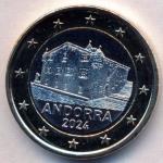 Andorra and 7 2024 Stgl./unzirkuliert 2024 1 Euro Kursmünze