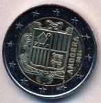 Andorra and 9 2024 Stgl./unzirkuliert 2024 2 Euro Kursmünze
