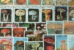 Motieven 150 Diverse Paddestoelen Postzegels